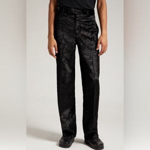 Versace
Wrinkled Velvet
Formal Pants Color: 1B000-Black